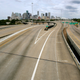 An empty highway in Houston after thousands of residents evacuated the city in advance of Hurricane Rita on Sept. 23, 2005.